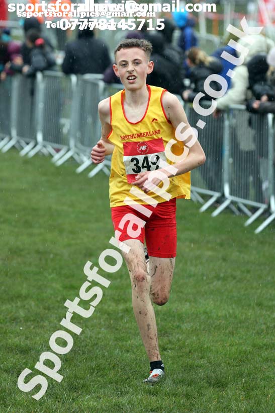 Junior boys 2019 New Balance English Schools Cross Country Champs, Temple Newsam, Leeds. Photo:  David T. Hewitson/Sports for All Pics